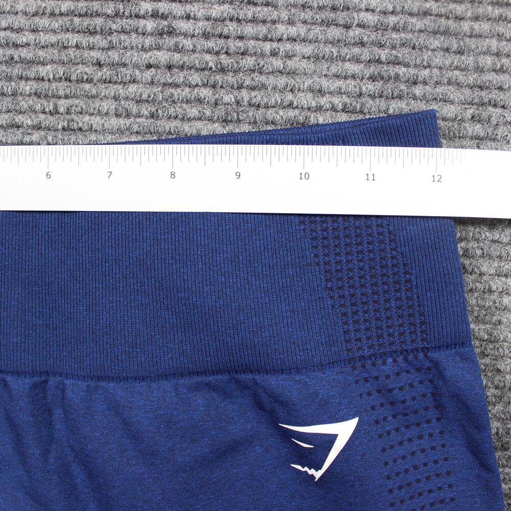 Gymshark Leggings Womens S Blue Energy Seamless High Waist - Picture 6 of 7